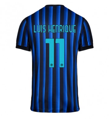 Inter Milan Luis Henrique #11 Hjemmebanetrøje 2025-26 Kortærmet